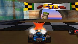 Crash Team Racing PSX - Enhanced Graphics in 4K +Widescreen - Gameplay