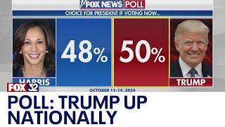 New poll shows Trump over Harris nationally