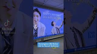 #Kyungsoo Birthday Ads in Seoul Subways #shorts #exo