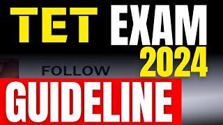 TET 2024 GUIDELINE  Telangana TET 2024 Exam Guidelines  TET 2024 Exam  TET guidelines