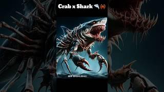 Evil Crab Shark  #horror #Aipainting #ResidentEvil #seaanimals #fish #seafish #shorts #shortvideo