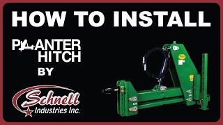 How to install the Schnell Planter Hitch  Hitch Conversion  Schnell Industries