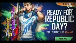 Free Fire Republic Day 26 January 2022 Event Full details