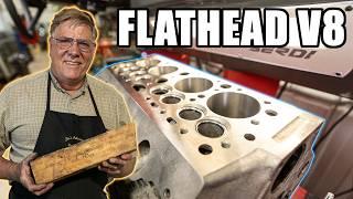 Using A MODERN Machine To Cut A Flathead Ford V8 Valve Job