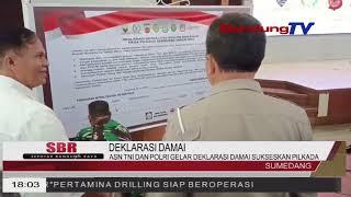 ASN TNI DAN POLRI GELAR DEKLARASI DAMAI SUKSESKAN PILKADA