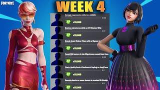 How to Complete All Week 4 Seasonal Quests  Fortnite Season 3 Chapter 3