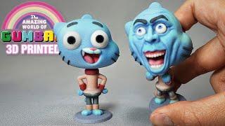 Amazing World of Gumball - How to 3D sculptPrint Gumball Watterson