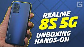 Realme 8s 5G Unboxing Hands-on BGMI Gaming FPS Feature Overview & Benchmarks  Universe Blue