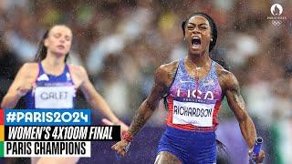 Womens 4x100m Final  Paris Champions