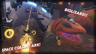 SPACE COLONY ARK AND BIOLIZARD GAMEPLAY  Sonic x Shadow Generations