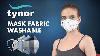 How to wear Tynor Mask Fabric Washable hygienic protective mask with 3 layers of filtering fabric