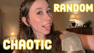 ASMR  Fast Chaotic & Somewhat Aggressive Trigger Assortment W Mouth Sounds