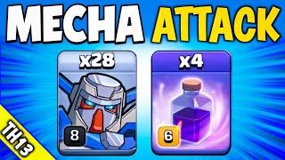 MECHA Attack  TH13 Attack Strategy  Mecha Broom Attack  New Th13 Attack  New Event Attack Th13