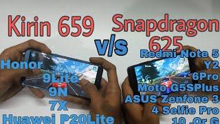 Kirin 659 Processor Vs. Snapdragon 625 Processor Gaming Comparison .  Which Is Best?