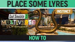 Goat Simulator 3 Multiverse of Nonsense - Instinct - Place some Lyres