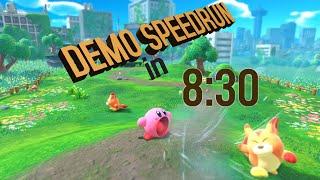 Kirby and the Forgotten Land DEMO SPEEDRUN in 830
