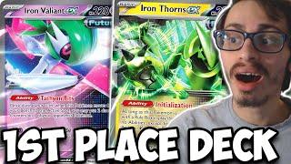 This Sick FUTURE Box Deck WON A Tournament Iron Valiant & Iron Thorns Combo PTCGL