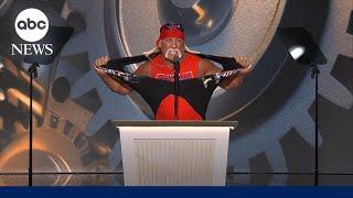 Hulk Hogan rips shirt off at RNC during rousing speech about Trump