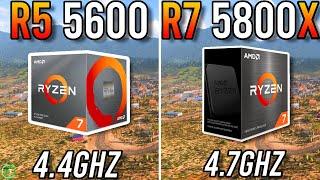 Ryzen 5 5600 vs Ryzen 7 5800X - Any Difference?