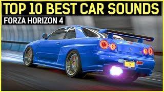 TOP 10 BEST CAR SOUNDS  Forza Horizon 4  Turbos Crackles & Pops