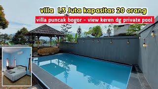 VILLA MURAH 1 Jt-an Buat 20 org di Puncak Bogor  Villa Veyo by villa gue aja
