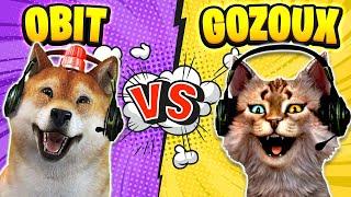 OBIT VS GOZOUX  ANJING KUCING BERANTEM TIM SIAPA YANG MENANG NIH ?? 