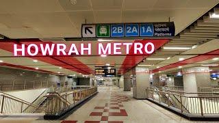 INSIDE HOWRAH METRO STATION  Indias DEEPEST METRO STATION