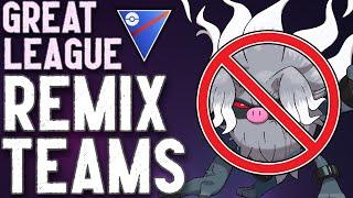 Best GREAT LEAGUE REMIX Teams  PVPoke Rankings  Pokemon GO Battle League