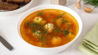 Суп с фрикадельками и картошкой - простой и очень вкусный рецепт. Понравится детям