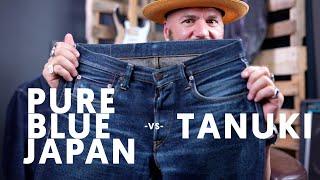 Pure Blue Japan Denim vs Tanuki Denim