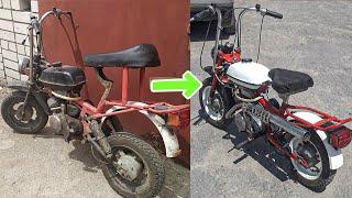 FULL RESTORATION of the old Soviet moped RIGA MINI into IDEAL After 10 years in the ATTIC