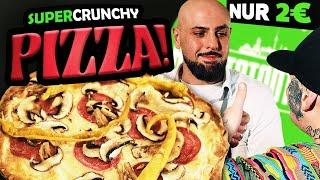 Supercrunchy PIZZA Salami & Tonno OHNE TEIG in 15min   Kosten 2€ 