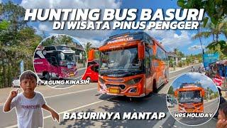 SUARA BASURINYA MANTAP‼️NAZRIEL HUNTING BUS DI WISATA PINUS PENGGER