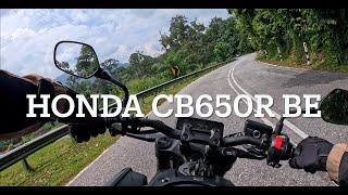 Newbie on Honda CB650R country road ride