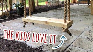 DIY Rope Swings  Patio Swings