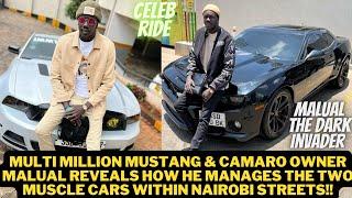 FOR SALE? MALUAL REVEALS WHY HE CANT SELL HIS MULTI MILLION MUSTANG & CAMARO TO KENYANS - CELEB RIDE