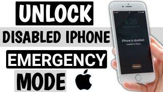 How To Unlock Any iPhone Disabled Without Computer And Bypass  iPhone Disabled Connect to iTunes 