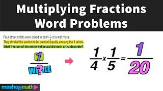 Multiplying Fractions Word Problem Practice