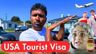  How to get USA tourist visa from India in Tamil