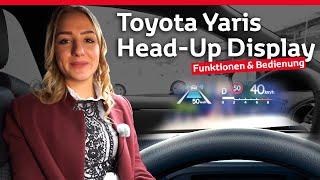 Toyota Yaris Head-Up Display - Features + Tutorial