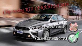 Чип-тюнинг и установка пламегасителя Киа Церато 2.0 2019 Kia Cerato 4 BD Суворов Тула Калуга.