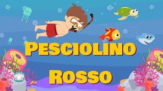 PESCIOLINO ROSSO  I Sanremini  Canzoni per bambini e bimbi  Cartoni animati