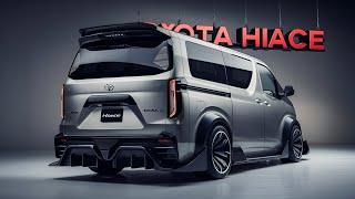 The All new 20252026 Toyota Hiace van Luxury Interior Unveiled First look