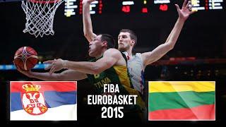 Serbia  v Lithuania  - Classic Full Games  FIBA EuroBasket 2015