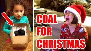 Kids Getting COAL For Christmas part 2  Funny Compilation