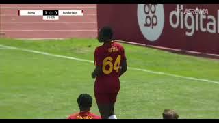 Felix Afena-Gyan Goal AS Roma vs Sunderland Preseason