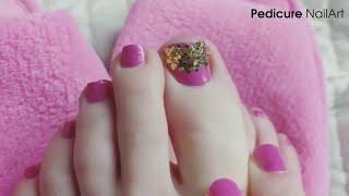 Easy Pedicure Nail Art Design Step By Step