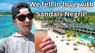 Sandals Negril Full Tour Vacation Food and More