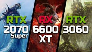 RTX 2070 Super vs RX 6600 XT vs RTX 3060 - Test in 8 Games