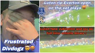 Everton 1-2 Luton Matchday vlog *Hatters first ever premier league win Everton 4 OUT 4 HOME LOSSES*